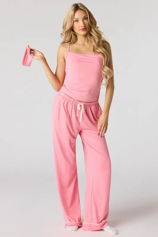 Tank & Pant & Headband Soft Pajama Set made by Urban Planet