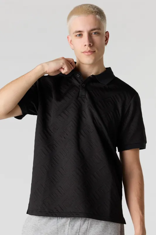 Textured Polo made by Urban Planet