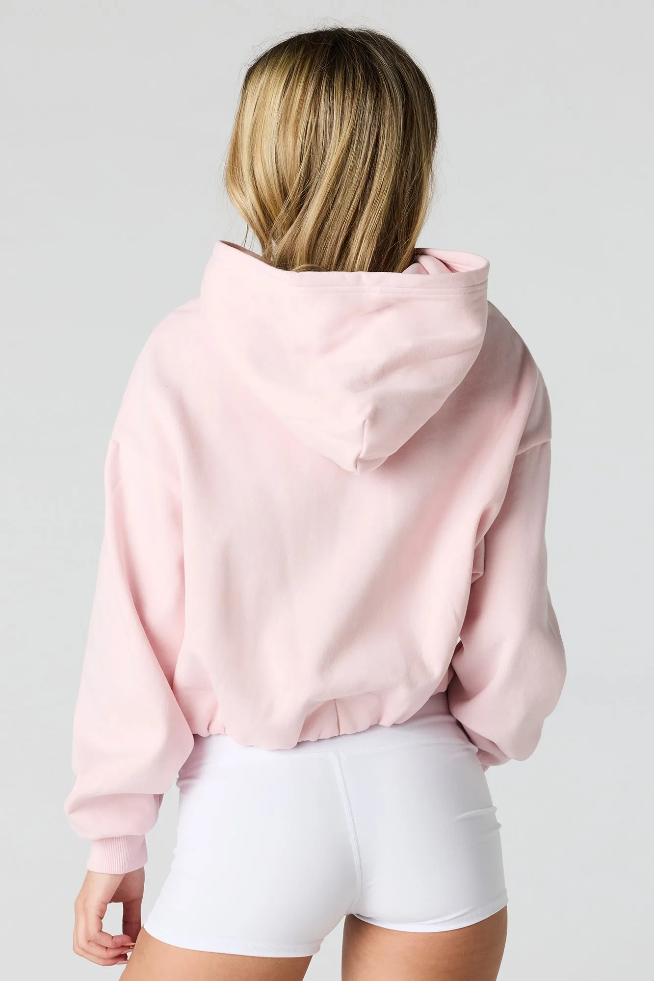 Luxe Fleece Bubble Hem Hoodie sold by Urban Planet product image thumbnail 2