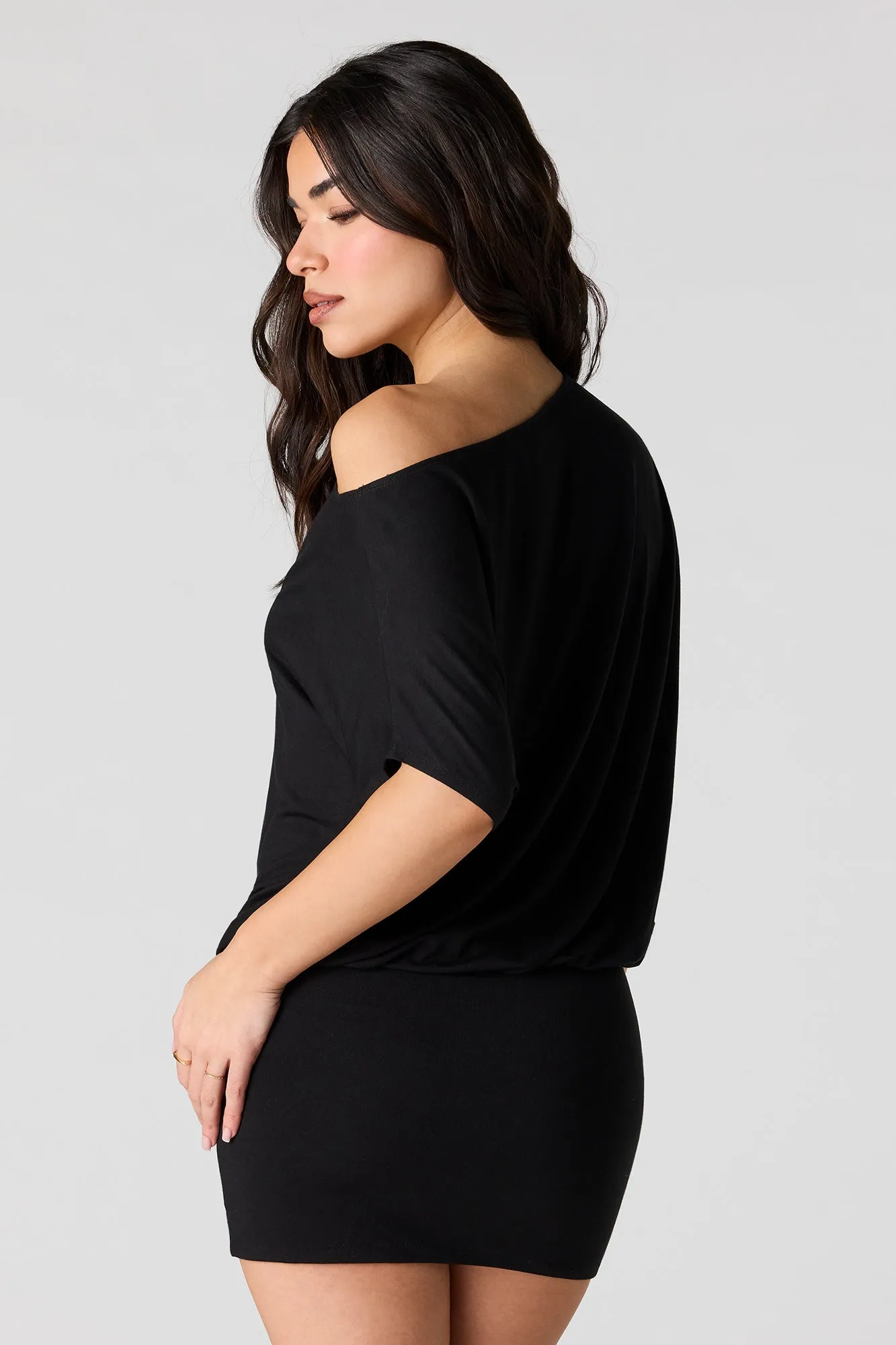 Off Shoulder Mini Dress sold by Urban Planet product image thumbnail 2