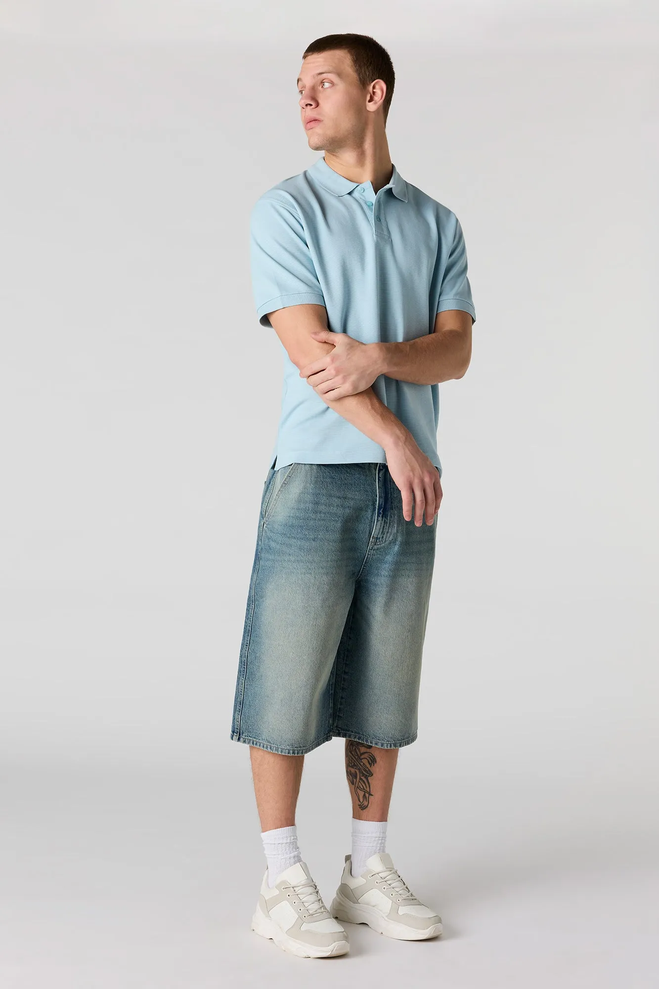 Baggy Skater Denim Short sold by Urban Planet product image thumbnail 2