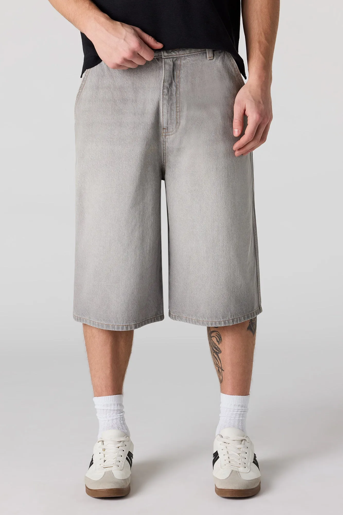 Baggy Skater Denim Short sold by Urban Planet product image thumbnail 4