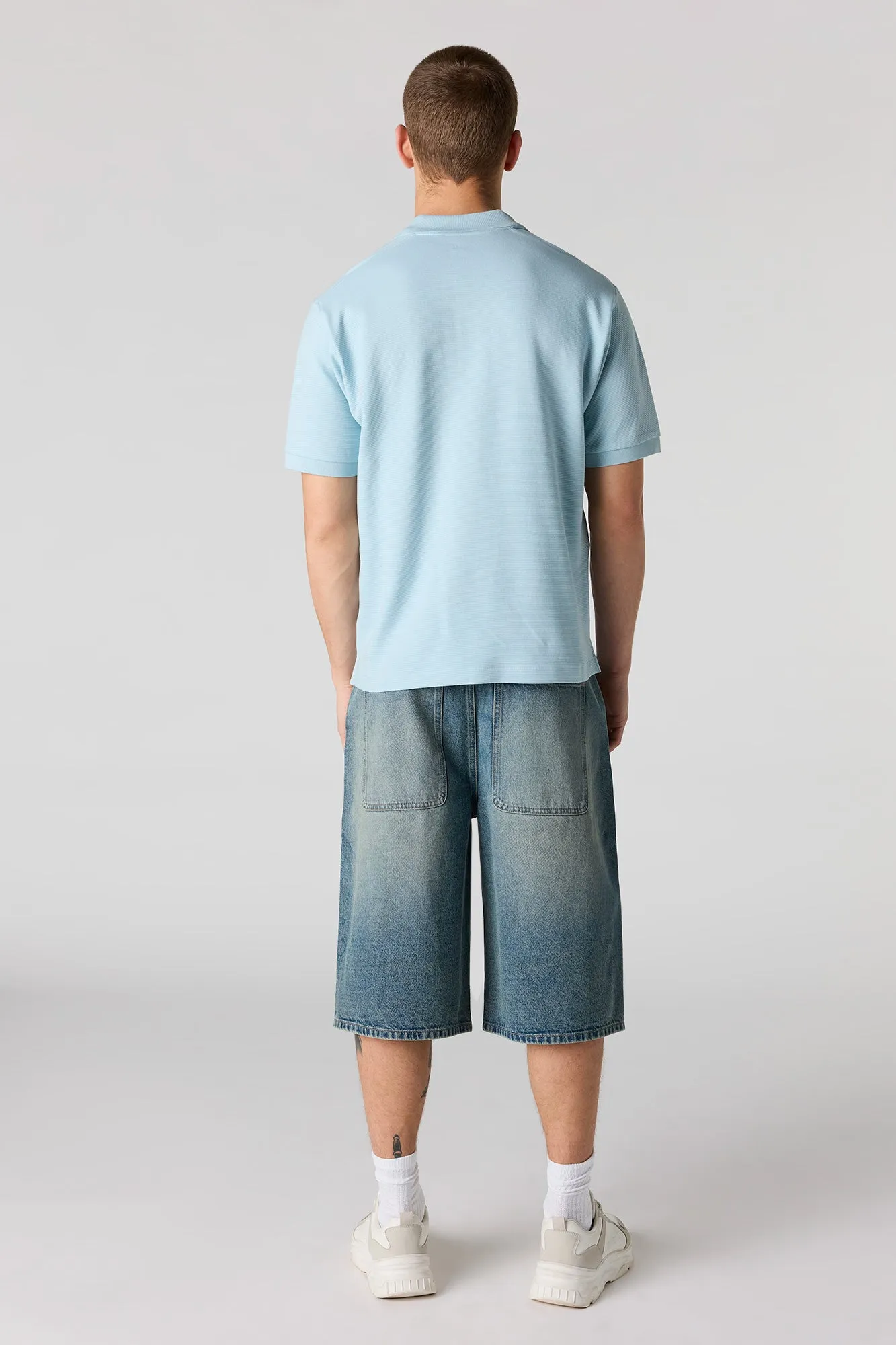 Baggy Skater Denim Short sold by Urban Planet product image thumbnail 3
