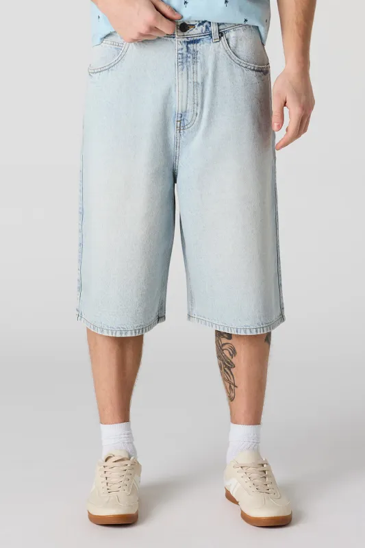 Light Denim Skater Short made by Urban Planet