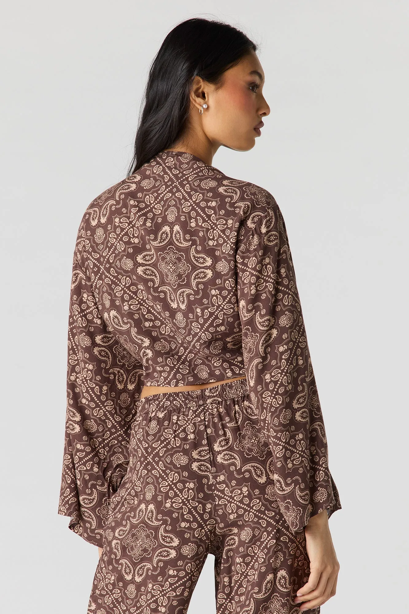 Flowy Tie Front Shrug sold by Urban Planet product image thumbnail 2