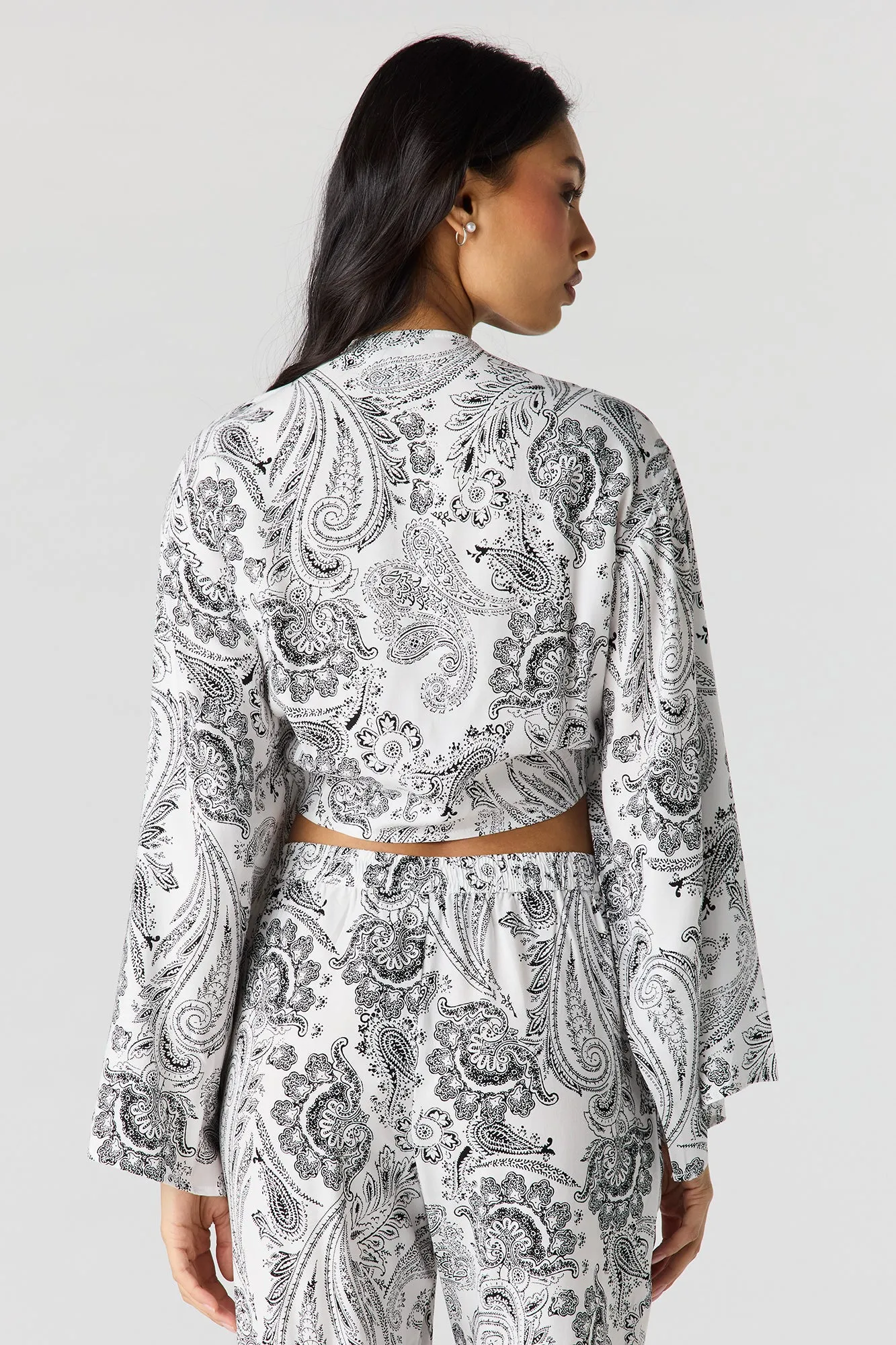 Flowy Tie Front Shrug sold by Urban Planet product image thumbnail 5