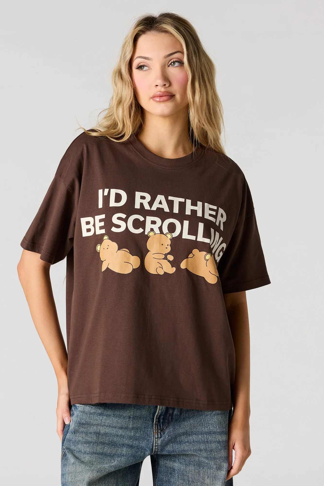 Graphic Oversized Boxy T-Shirt sold by Urban Planet
