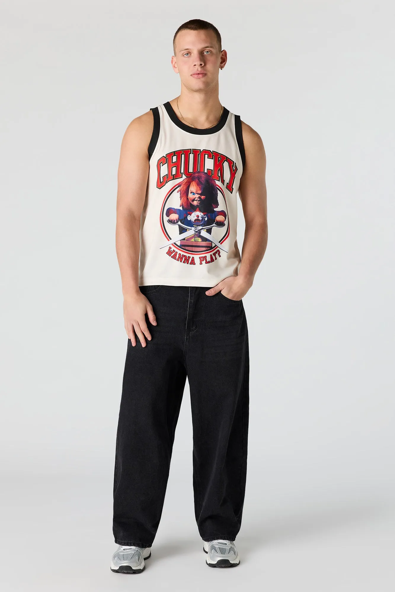 Chucky Mesh Basketball Jersey sold by Urban Planet product image thumbnail 3