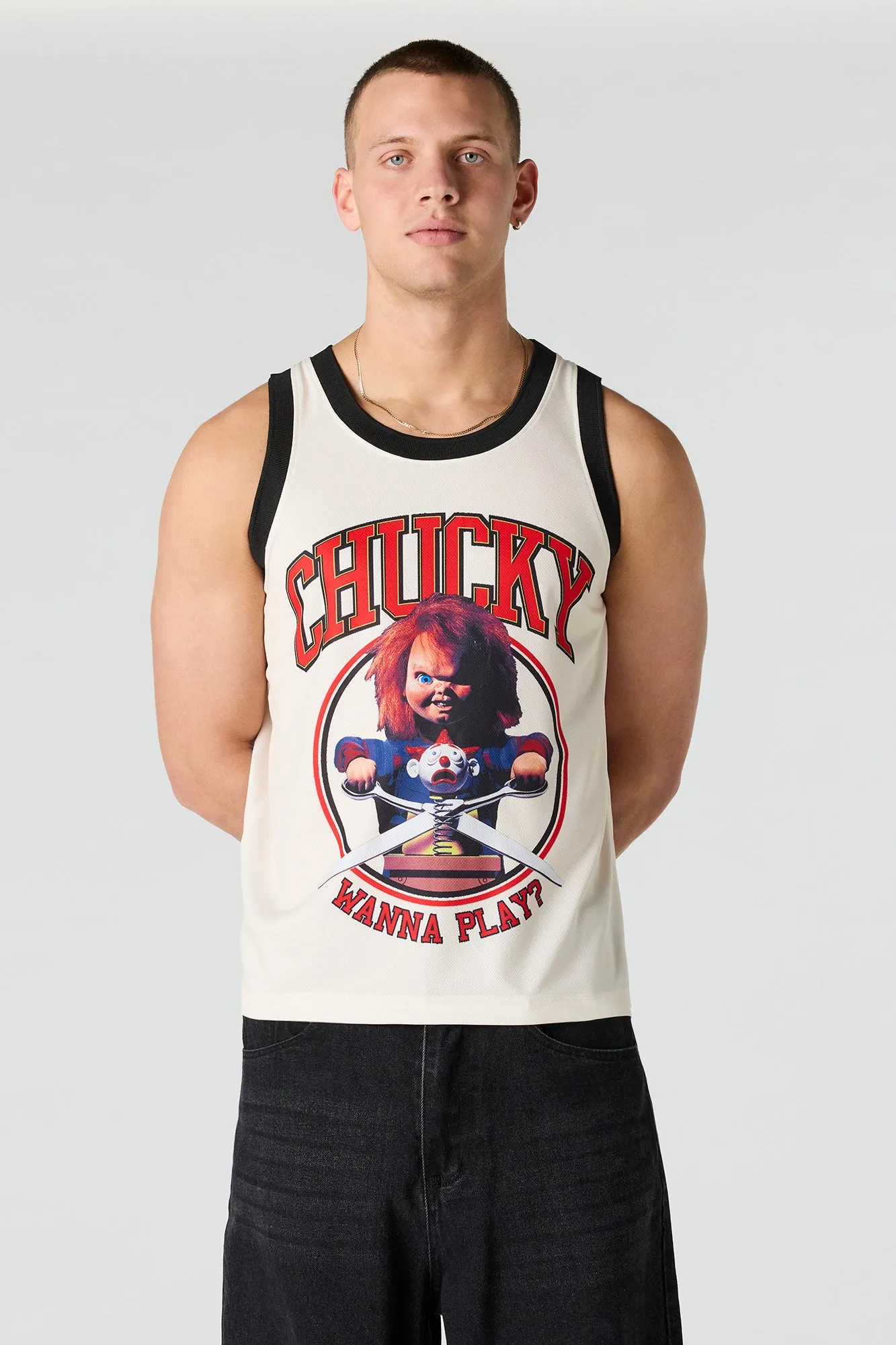 Chucky Mesh Basketball Jersey sold by Urban Planet