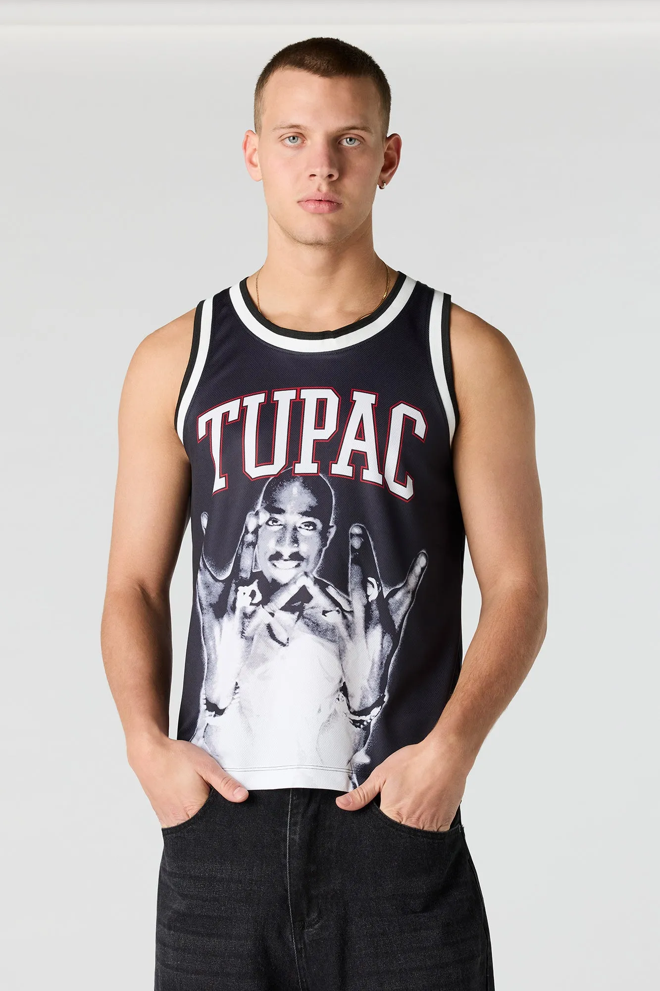 Tupac Mesh Basketball Jersey sold by Urban Planet