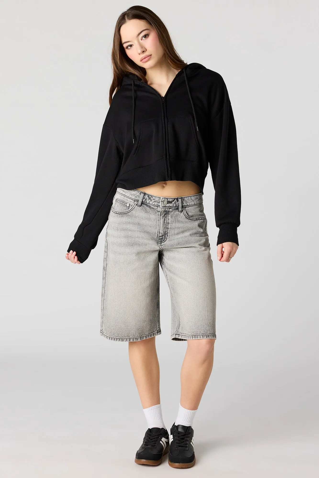 Low Rise Grey Jort 13" sold by Urban Planet