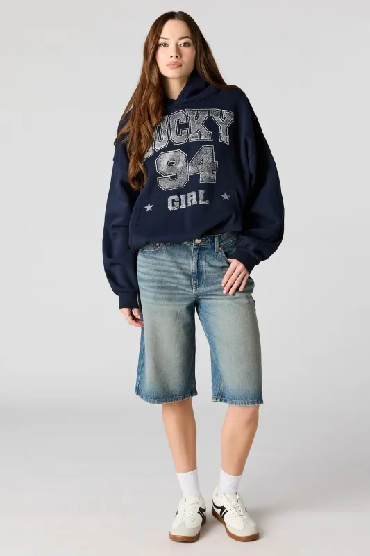 Low Rise Vintage Dark Jort 13" made by Stitches