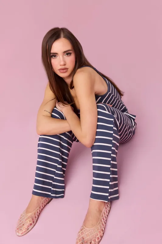 Ribbed Wide Leg Pant made by Stitches