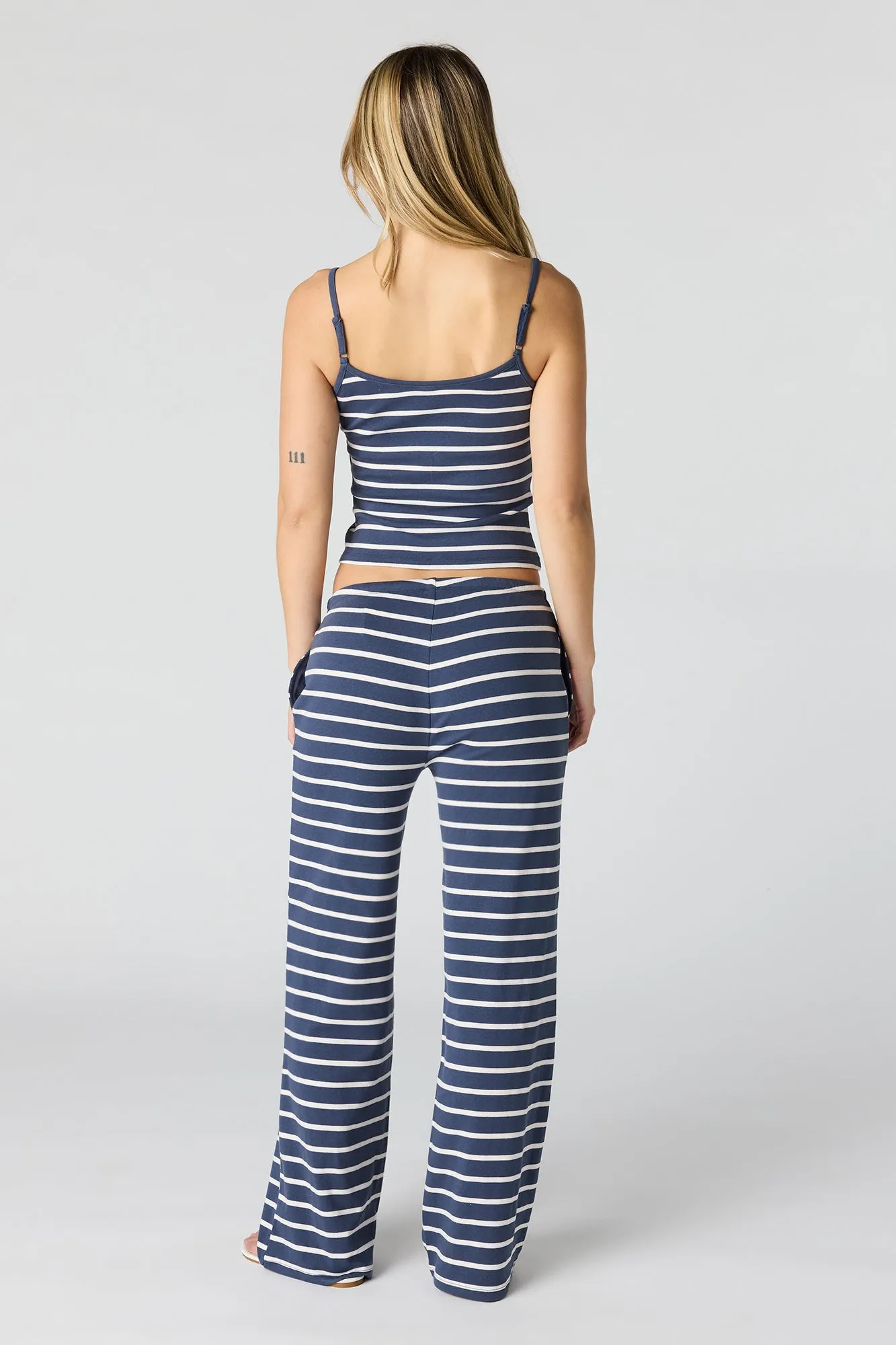 Ribbed Wide Leg Pant sold by Urban Planet product image thumbnail 4