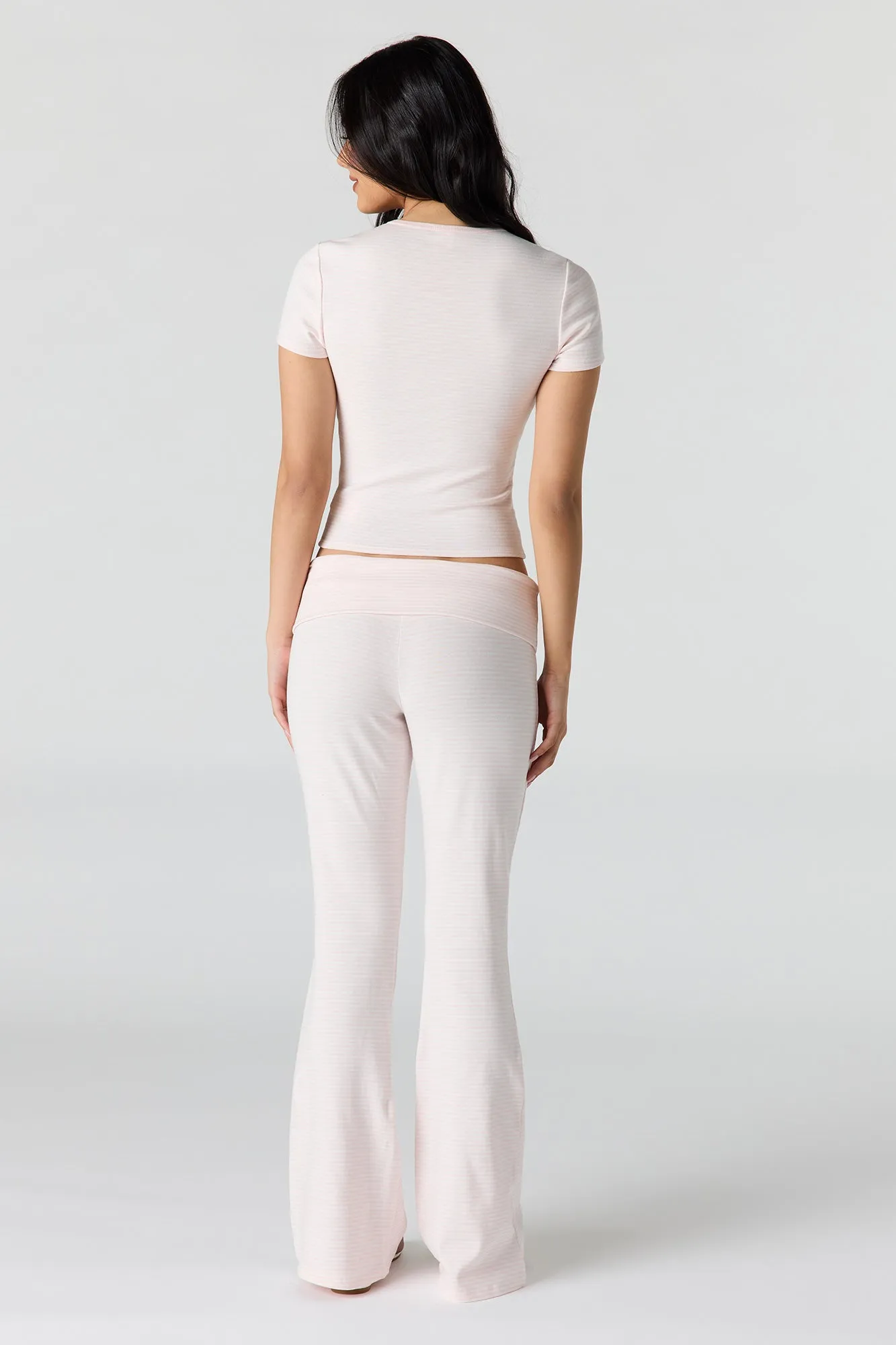 Foldover Waist Flare Pant sold by Urban Planet product image thumbnail 3
