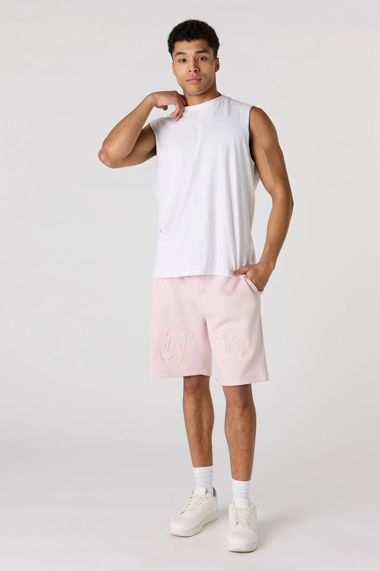 Embossed Fleece Short 8.5" sold by Urban Planet product image thumbnail 2