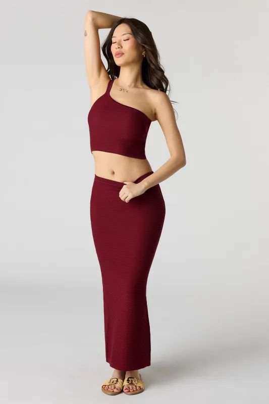 Crochet Maxi Skirt made by Stitches