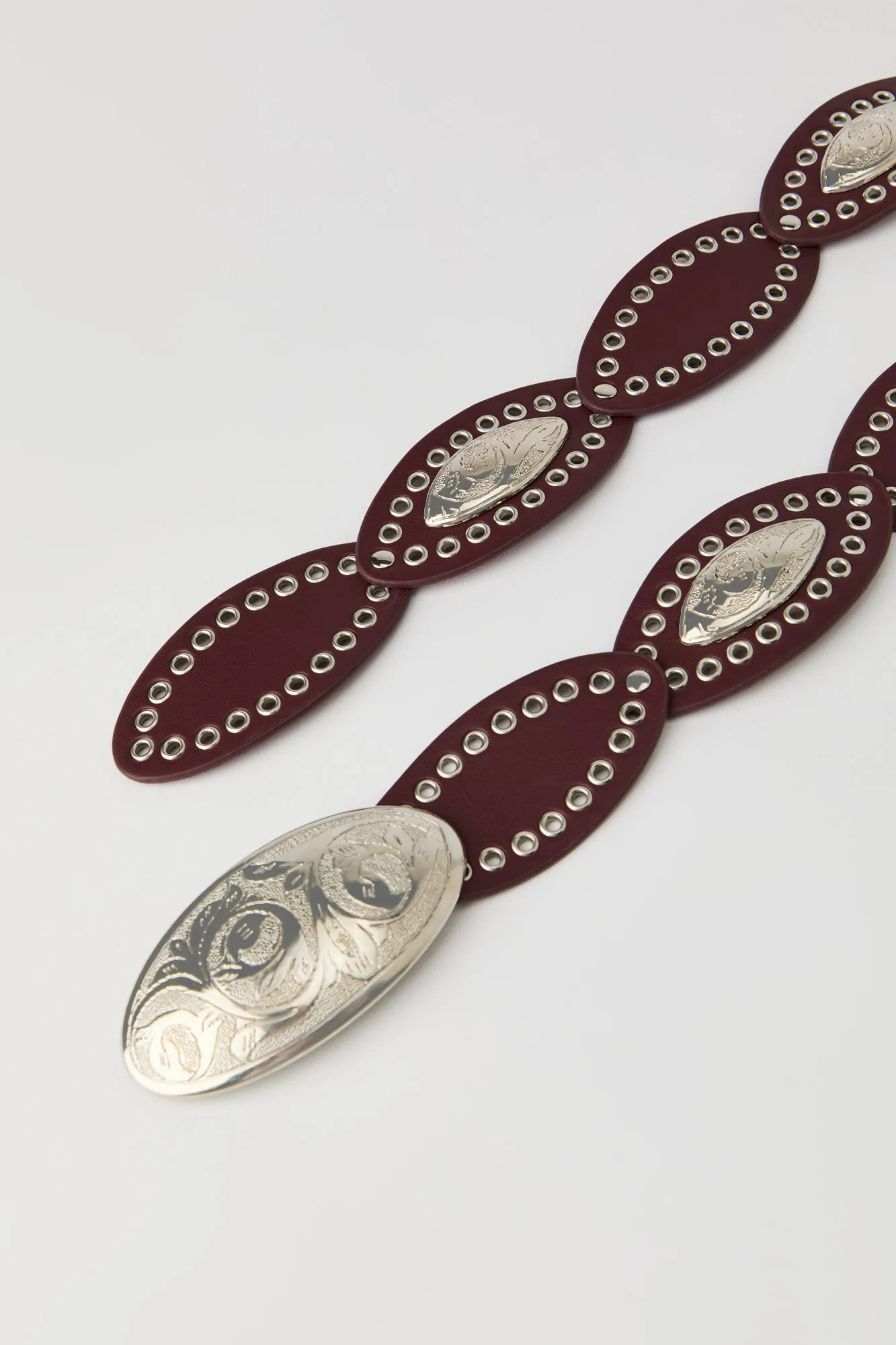 Oval Buckle Western Belt sold by Urban Planet product image thumbnail 2
