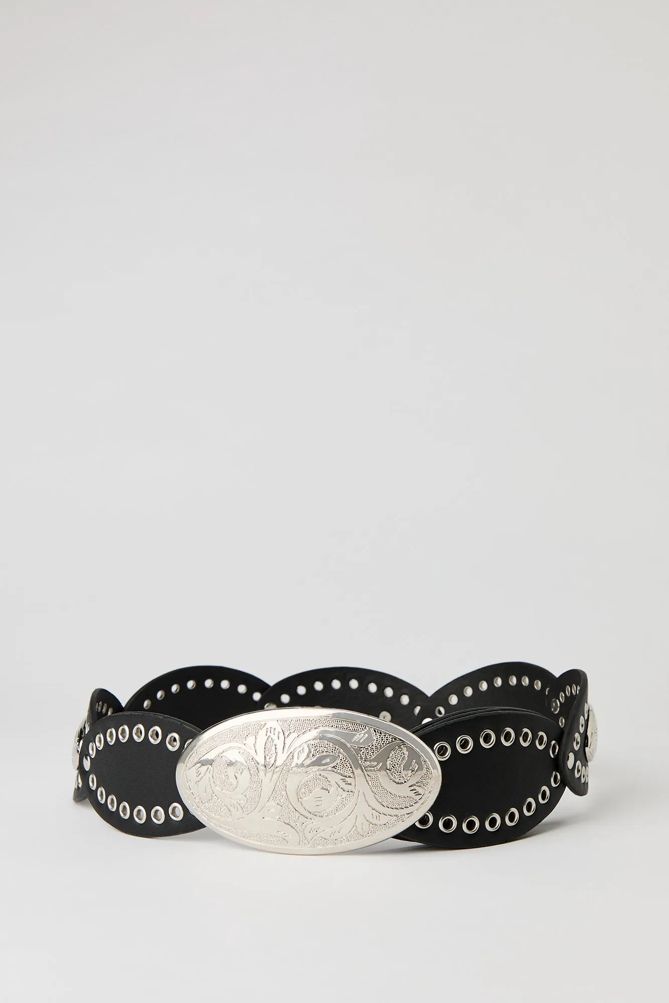 Oval Buckle Western Belt sold by Urban Planet product image thumbnail 5