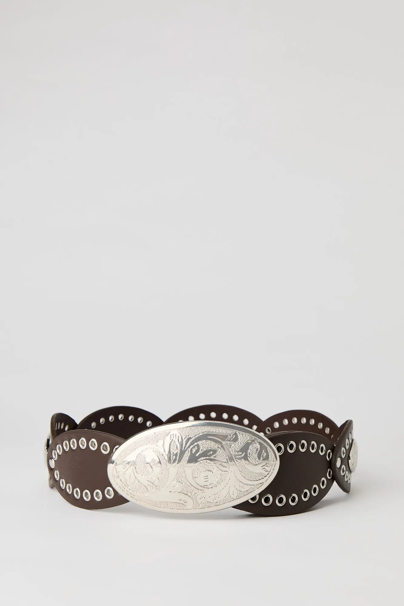 Oval Buckle Western Belt sold by Urban Planet product image thumbnail 3