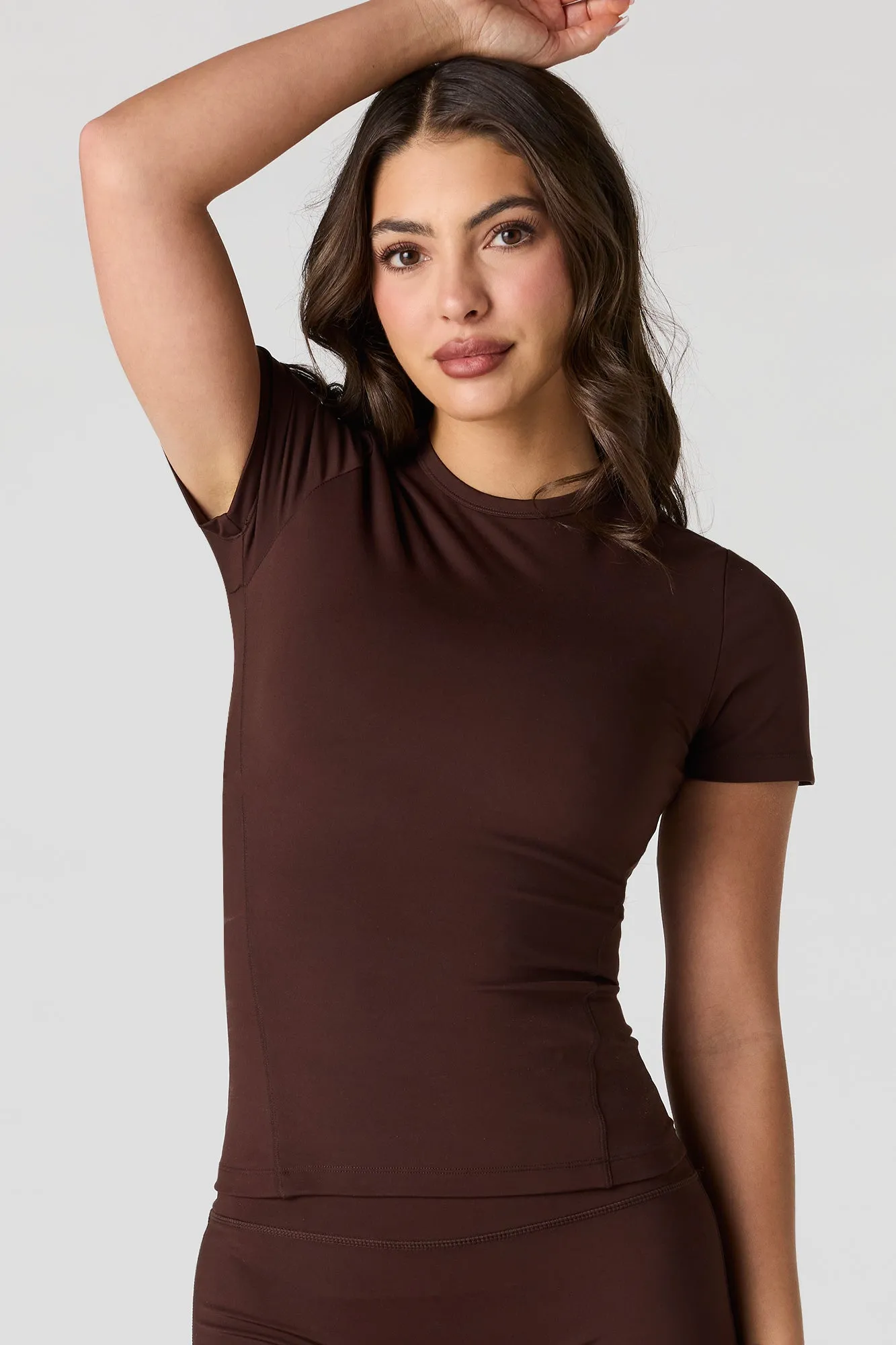Active High Density Short Sleeve Top sold by Urban Planet