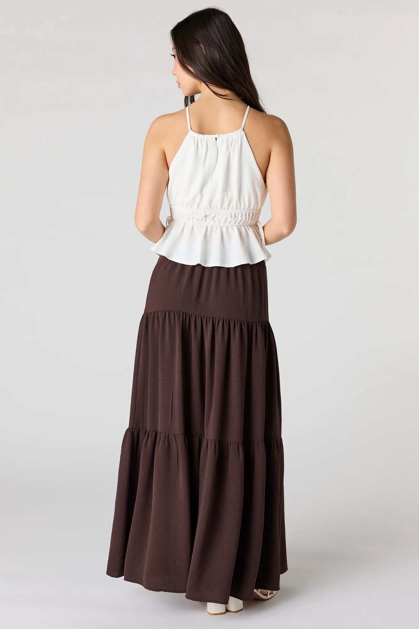 Tiered Slit Maxi Skirt sold by Urban Planet product image thumbnail 3