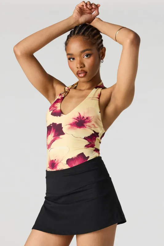 Contour Halter Bodysuit made by Urban Planet