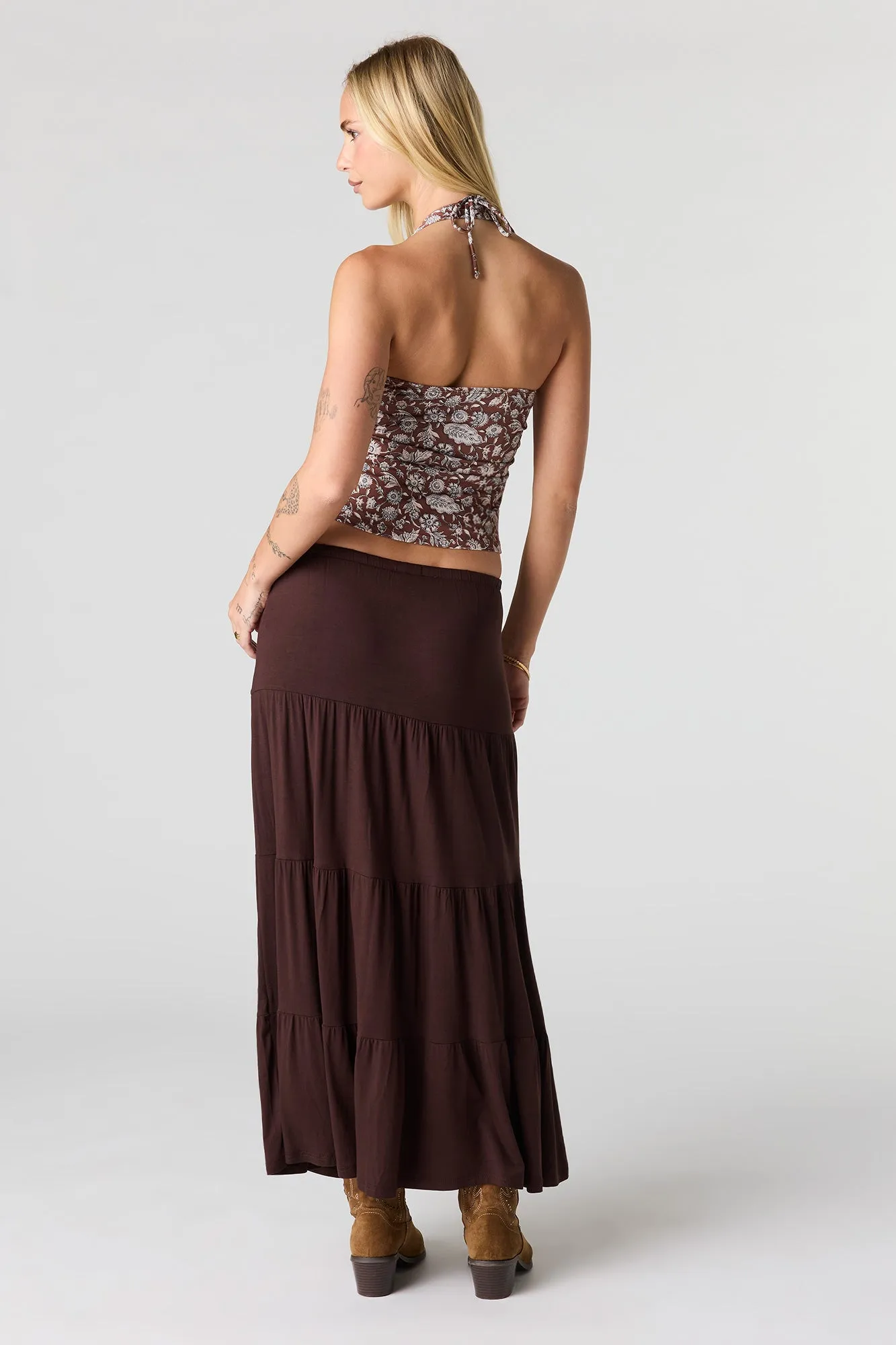 Tiered Maxi Skirt sold by Urban Planet product image thumbnail 3