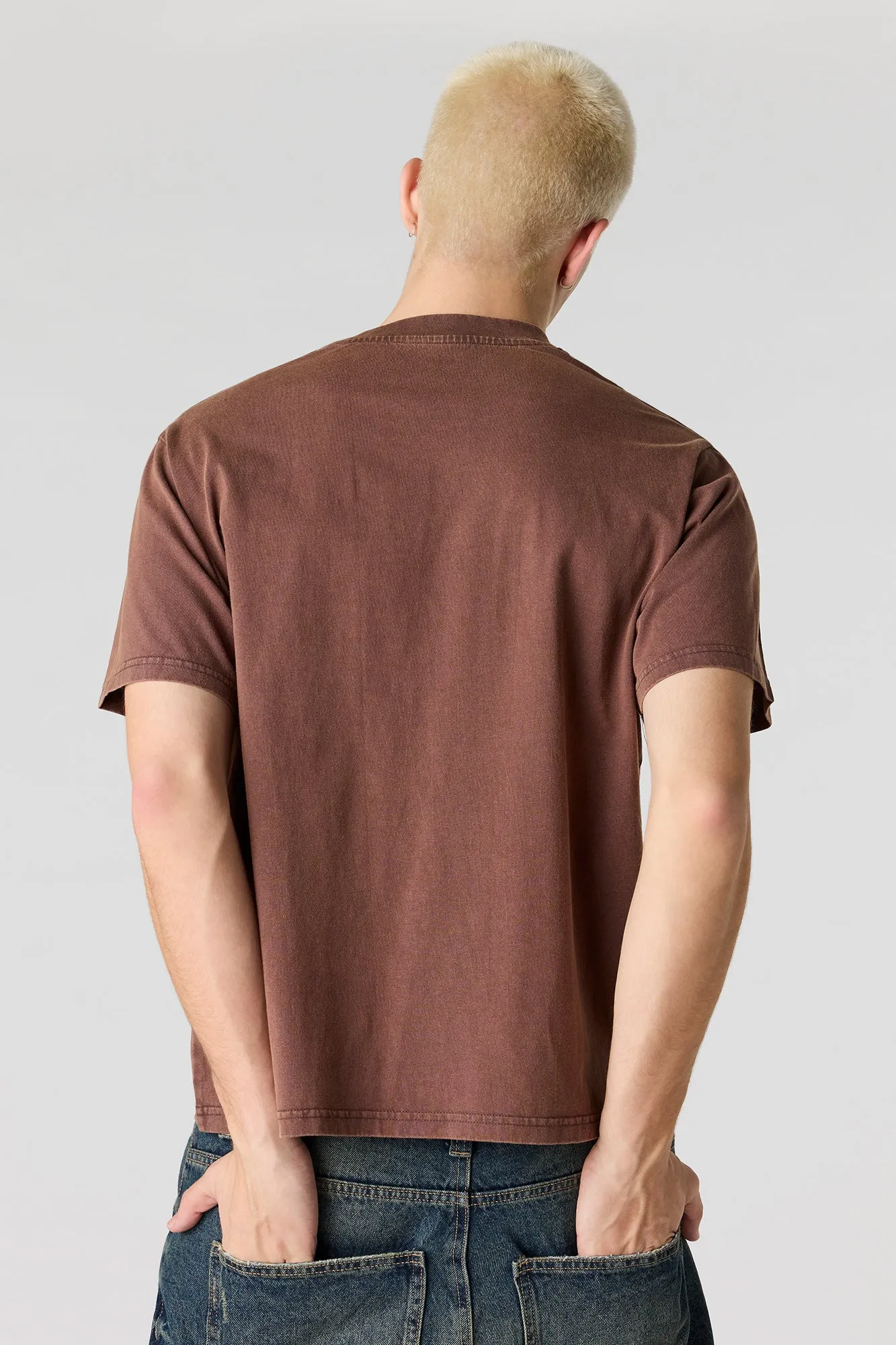 Mount Fuji Graphic Washed T-Shirt sold by Urban Planet product image thumbnail 2