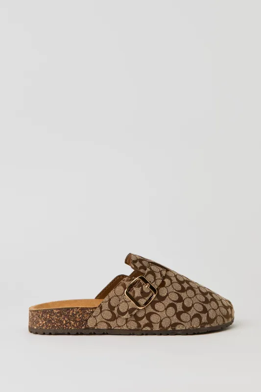 Faux Suede Status Printed Clog made by Stitches