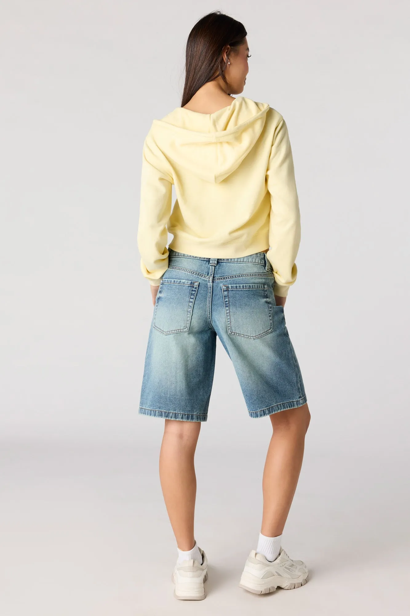 Low Rise Baggy Vintage Medium Jort sold by Urban Planet product image thumbnail 3