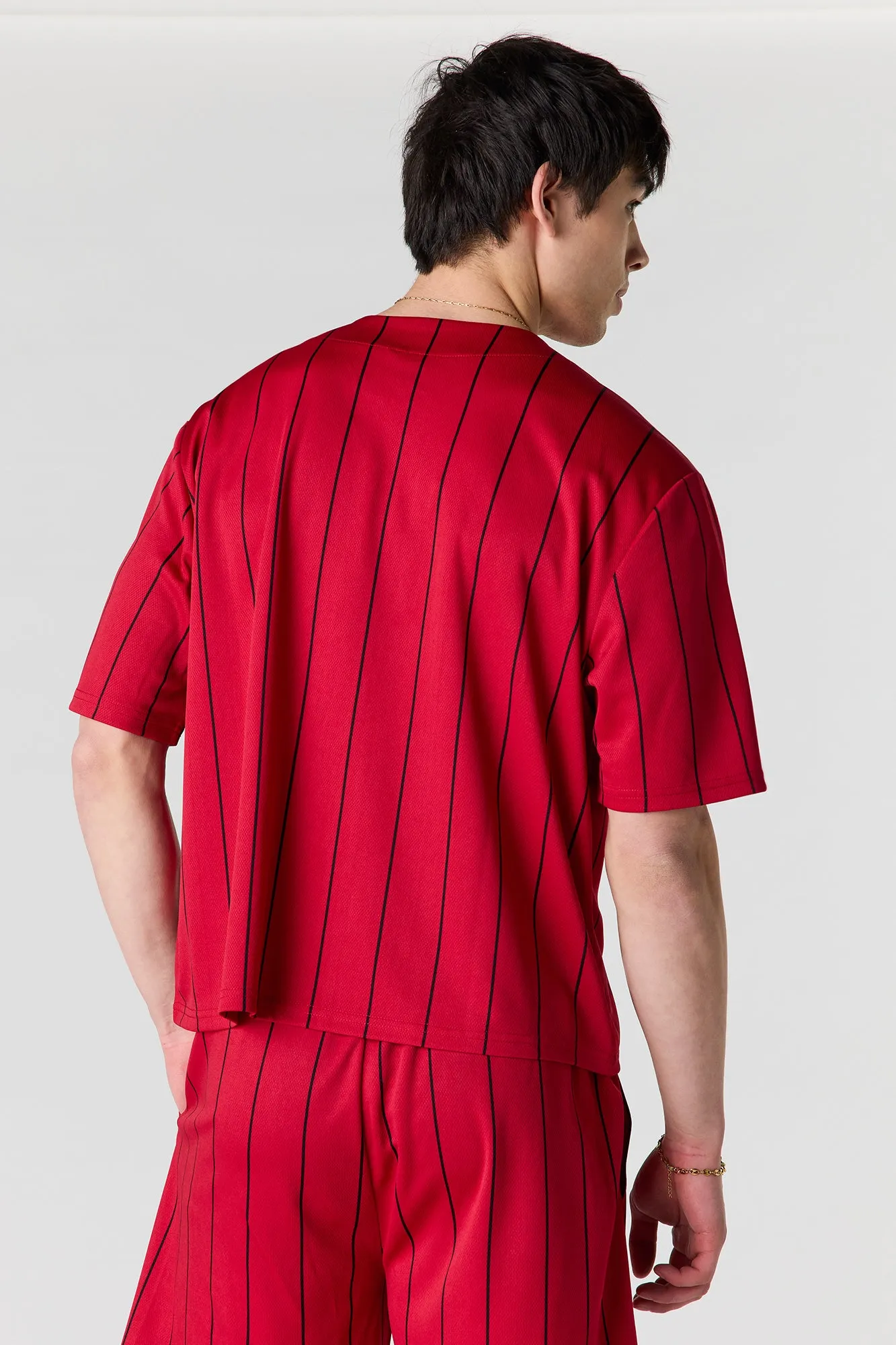 Graphic Mesh Baseball Jersey sold by Urban Planet product image thumbnail 2