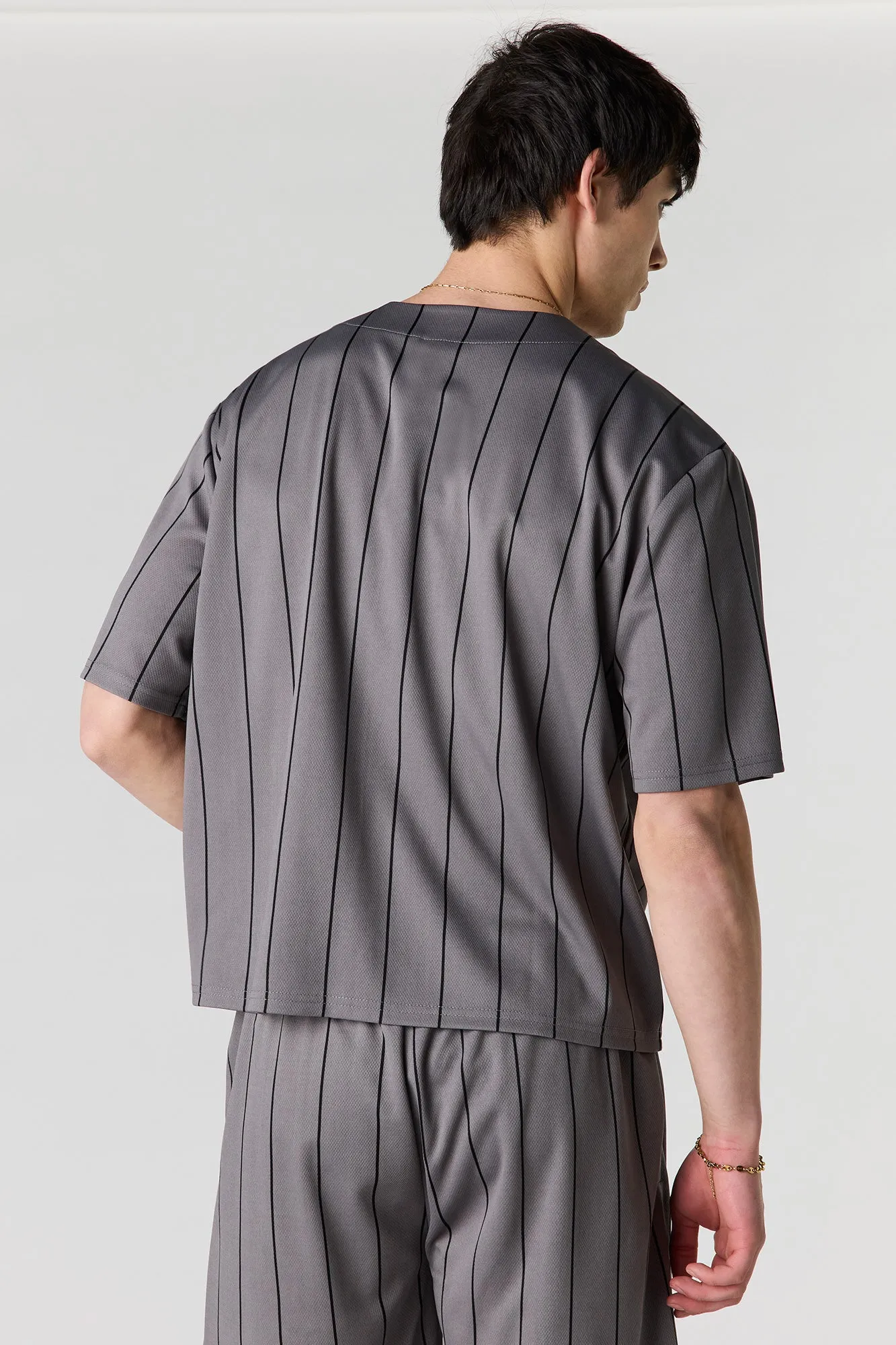 Graphic Mesh Baseball Jersey sold by Urban Planet product image thumbnail 5
