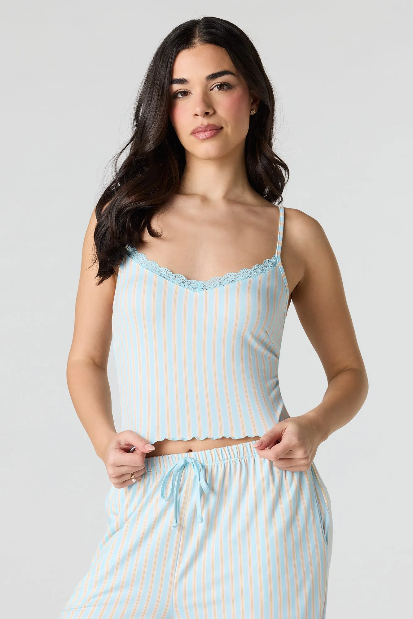 Lace Tank & Pant Pajama Set sold by Urban Planet product image thumbnail 2