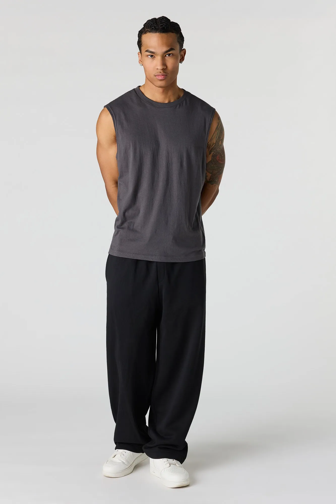 Fleece Baggy Sweatpant sold by Urban Planet product image thumbnail 5
