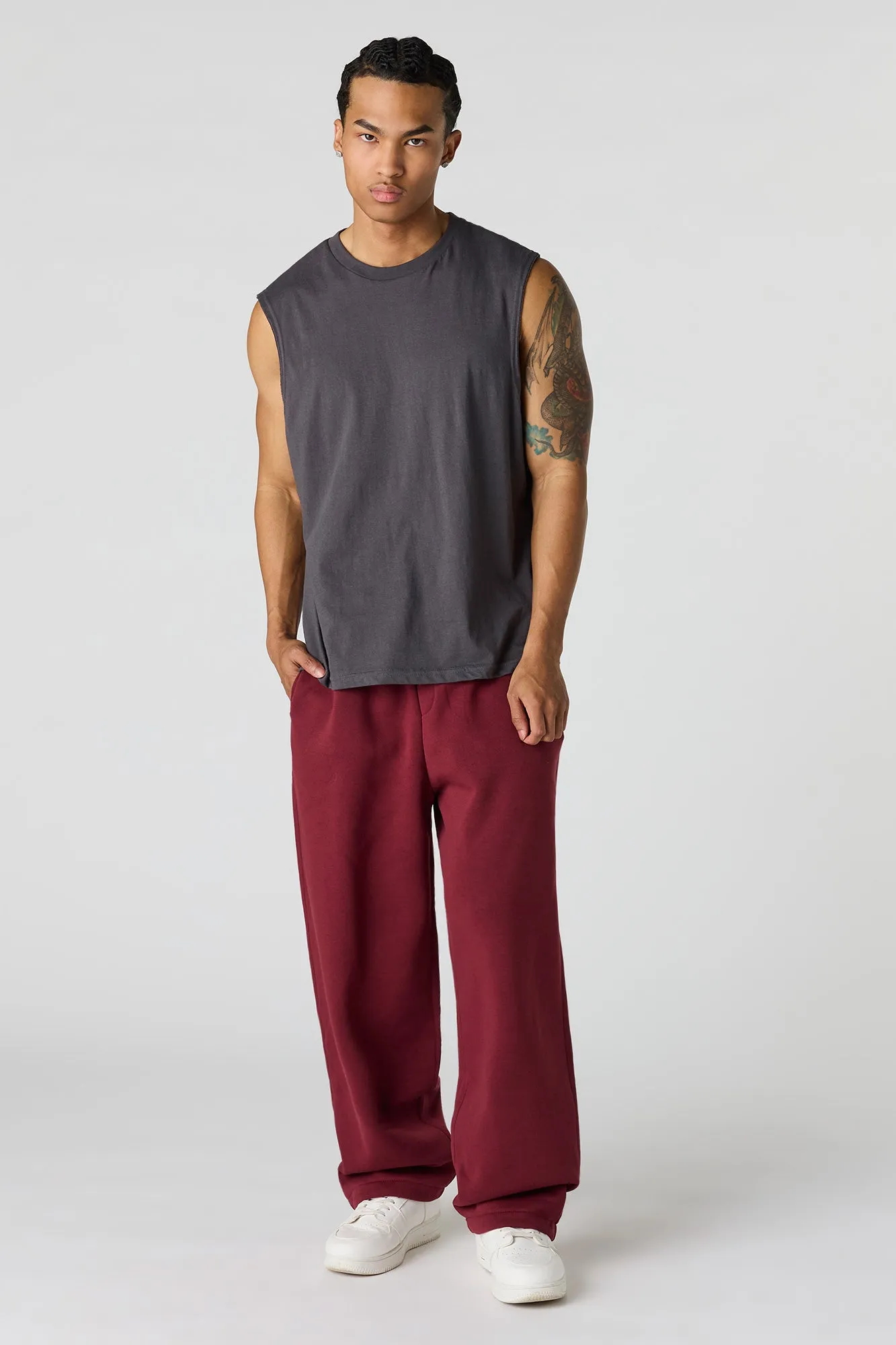 Fleece Baggy Sweatpant sold by Urban Planet product image thumbnail 2
