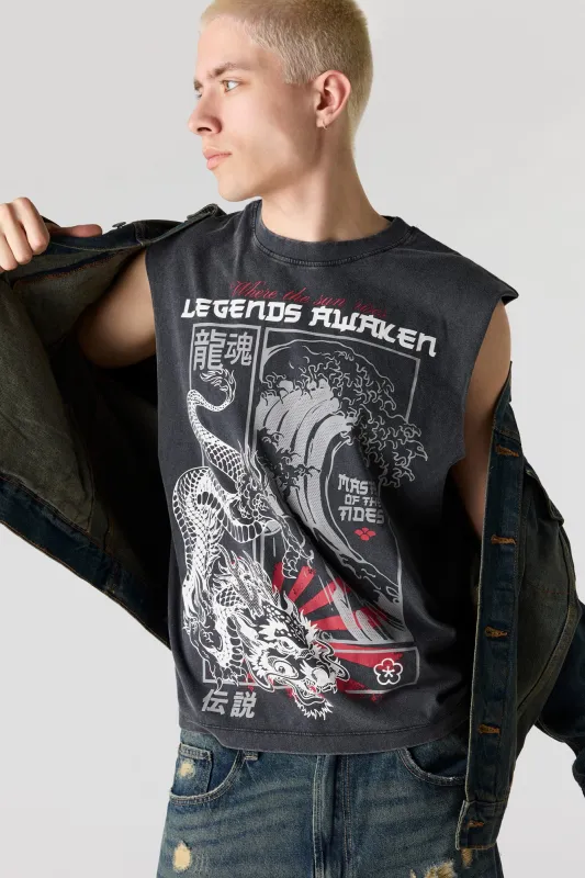 Japan Graphic Muscle Tank made by Urban Planet