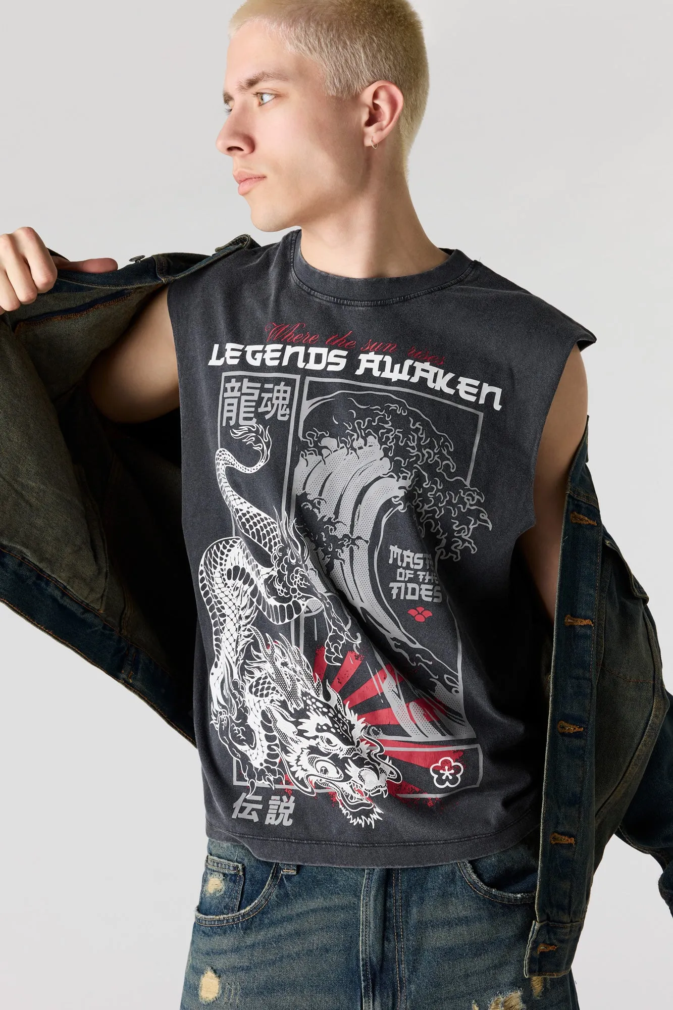 Japan Graphic Muscle Tank sold by Urban Planet