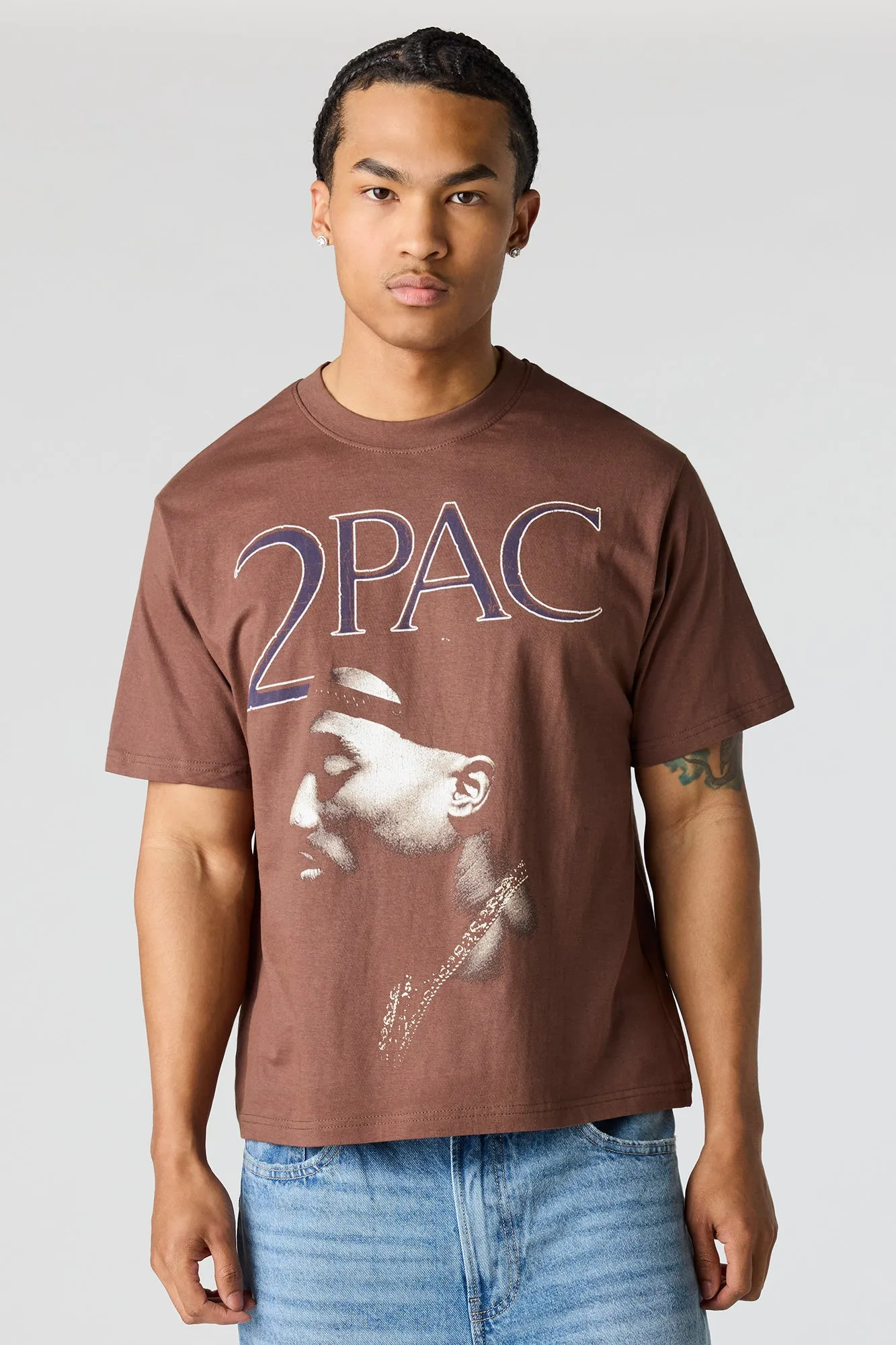 Tupac Graphic T-Shirt sold by Urban Planet product image thumbnail 4
