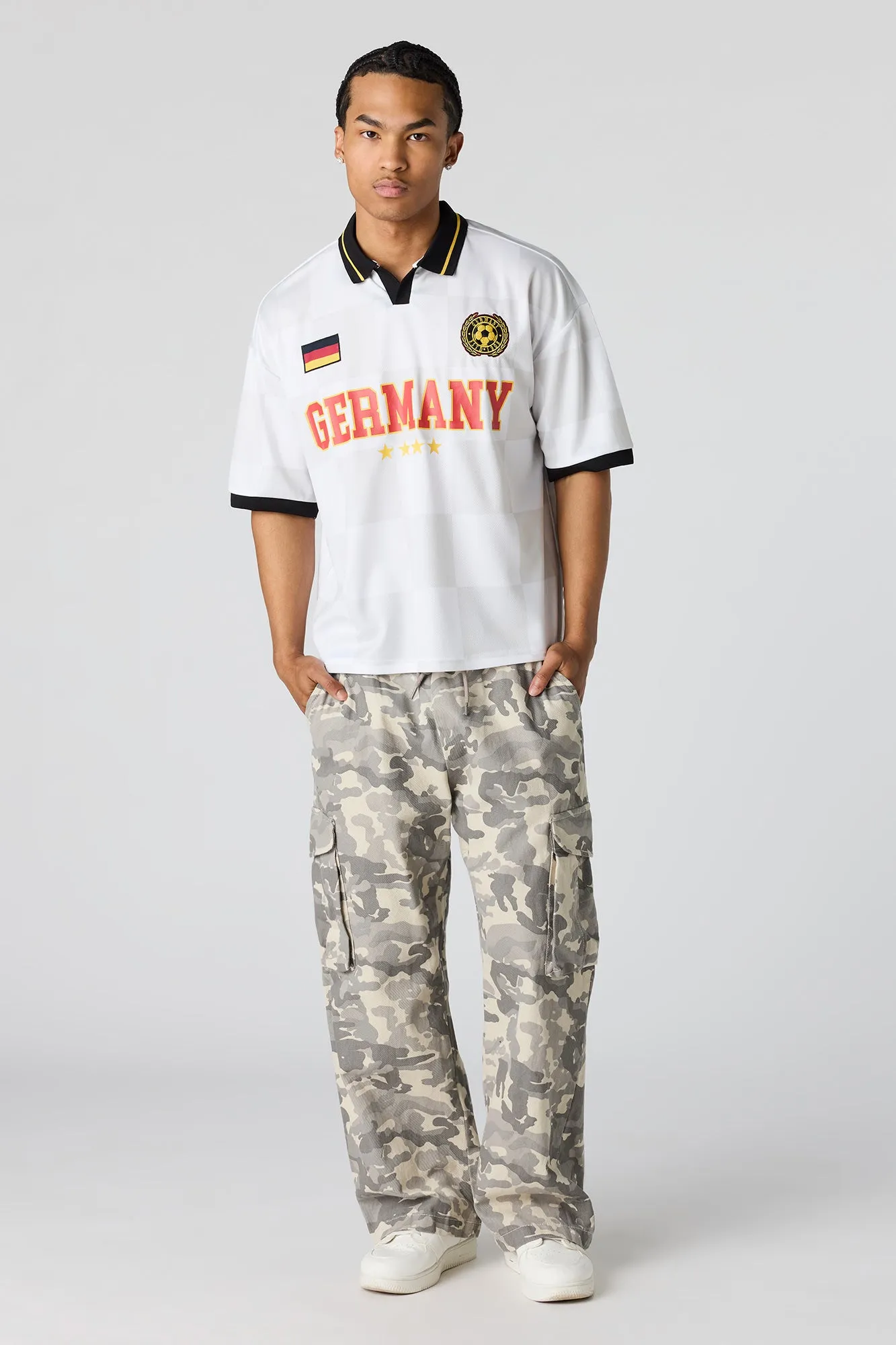 Germany Graphic Mesh Jersey sold by Urban Planet product image thumbnail 3