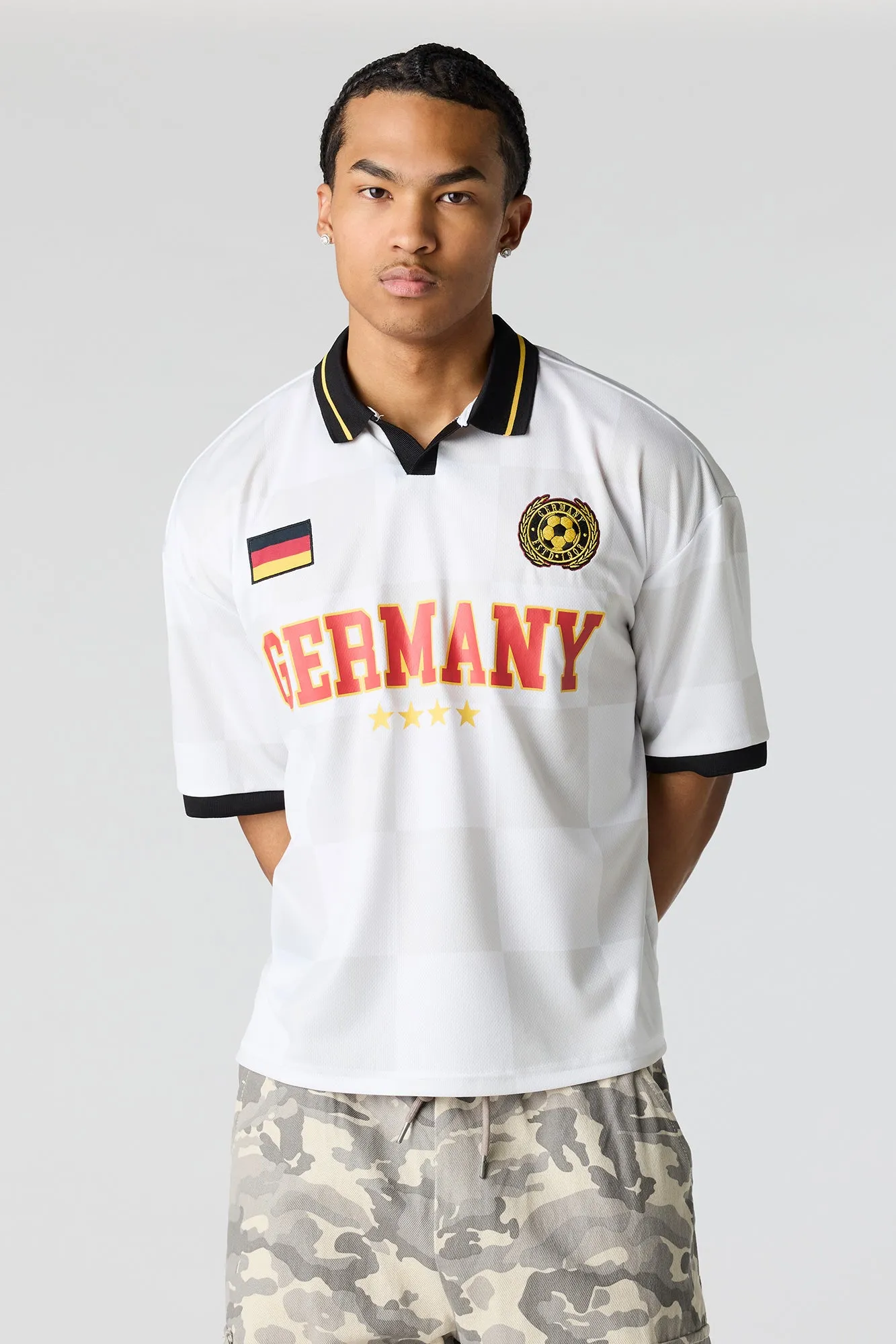 Germany Graphic Mesh Jersey sold by Urban Planet product image thumbnail 4