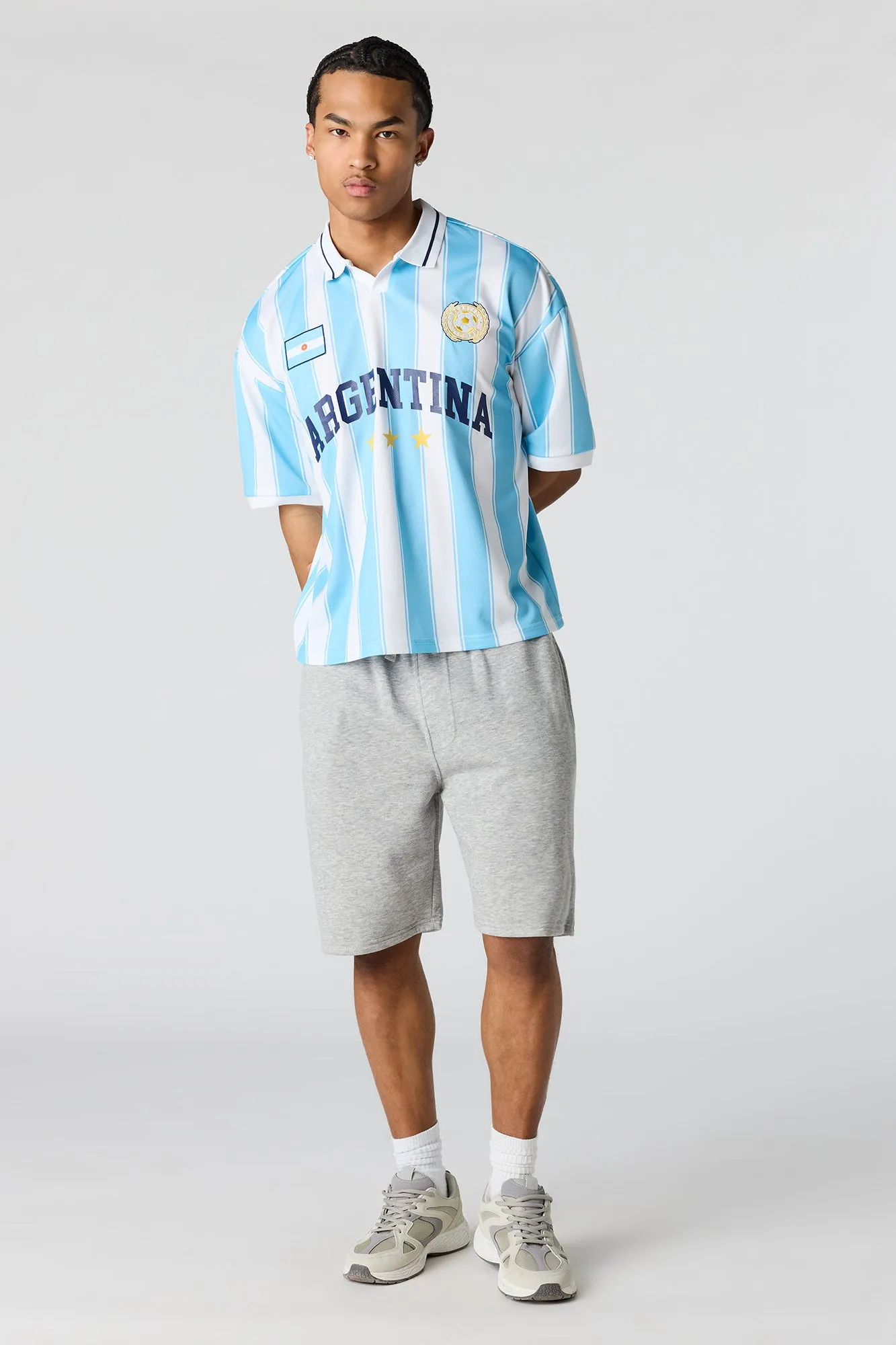 Argentina Graphic Mesh Jersey sold by Urban Planet product image thumbnail 3