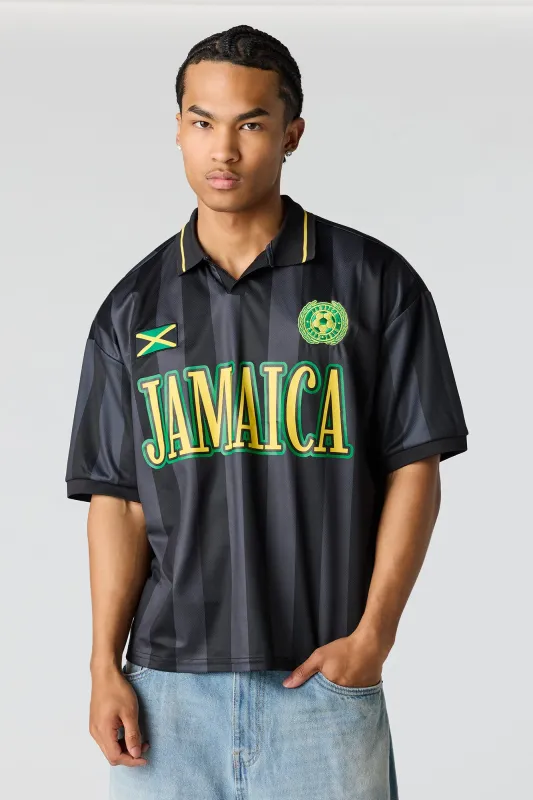 Jamaica Graphic Mesh Jersey made by Urban Planet