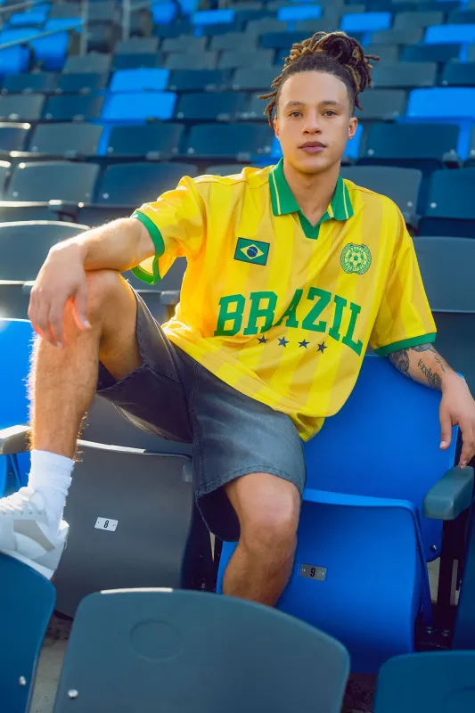 Brazil Graphic Mesh Jersey made by Urban Planet