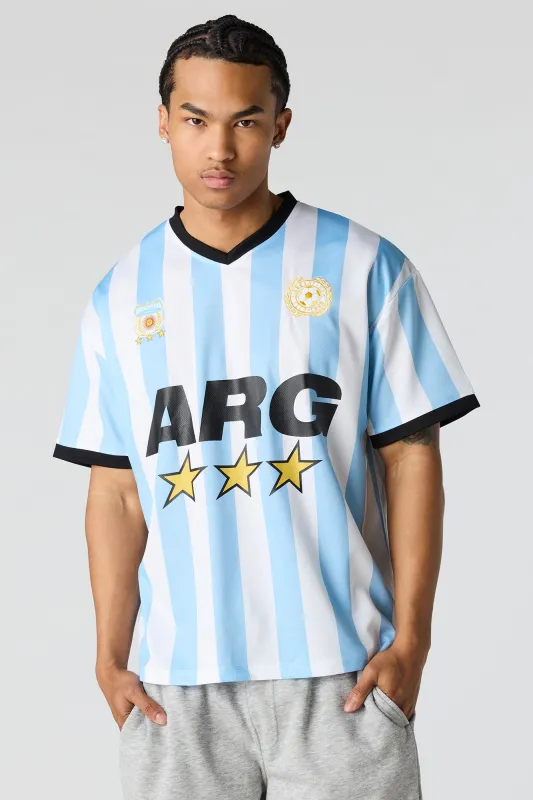 Argentina Graphic Mesh Jersey made by Urban Planet