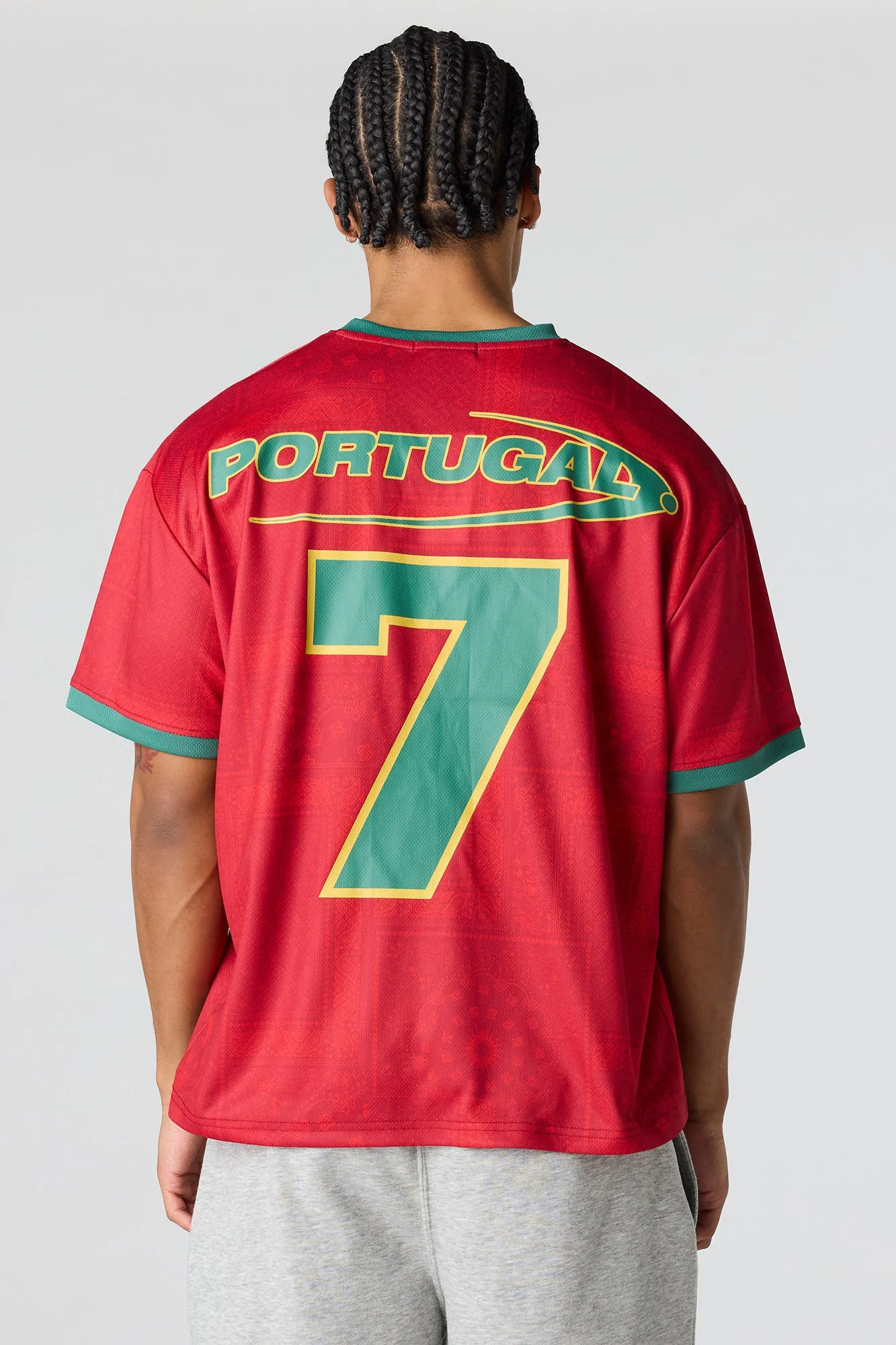 Portugal Graphic Mesh Jersey sold by Urban Planet product image thumbnail 2