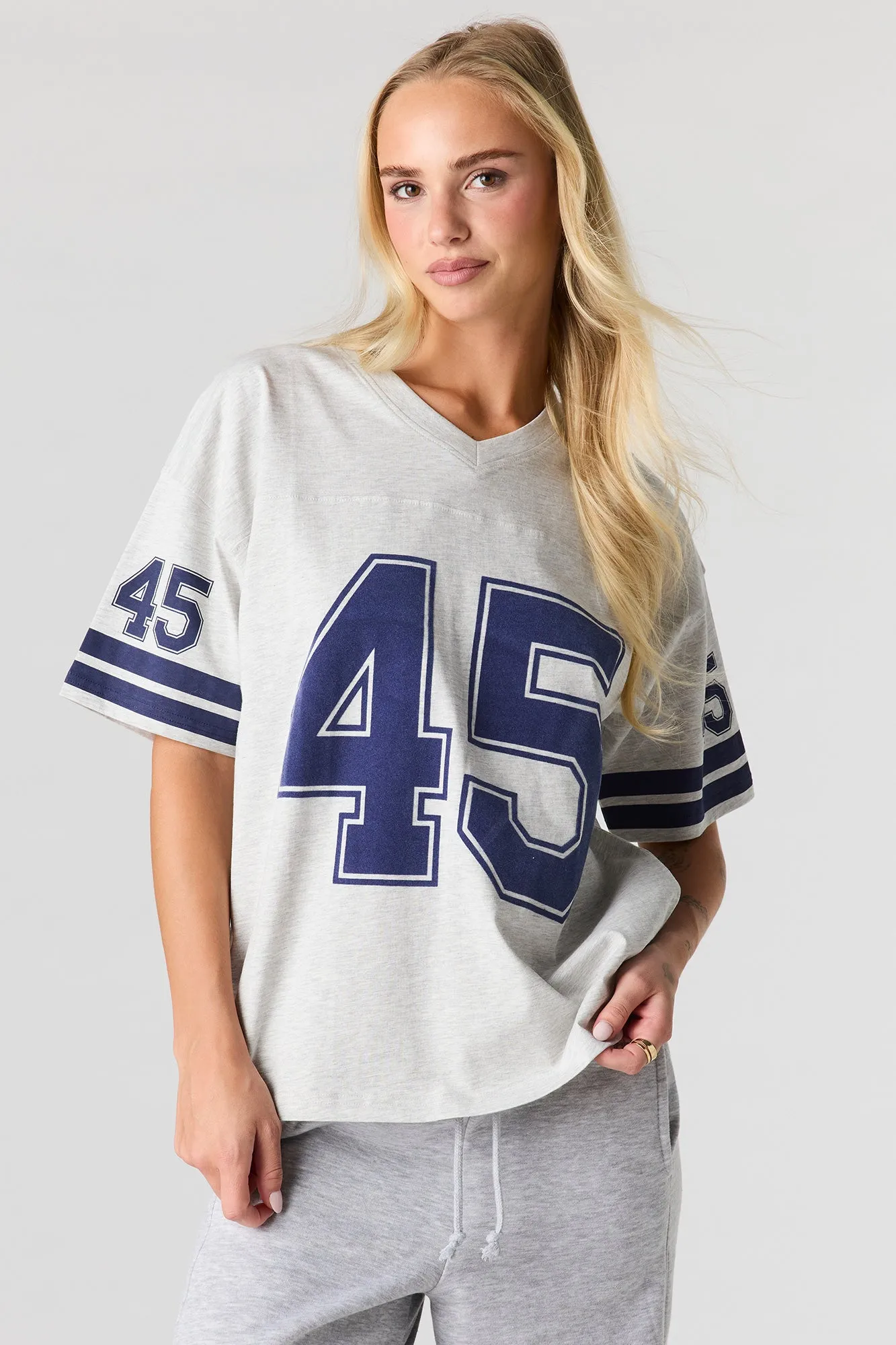 Graphic V-Neck T-Shirt sold by Urban Planet product image thumbnail 4