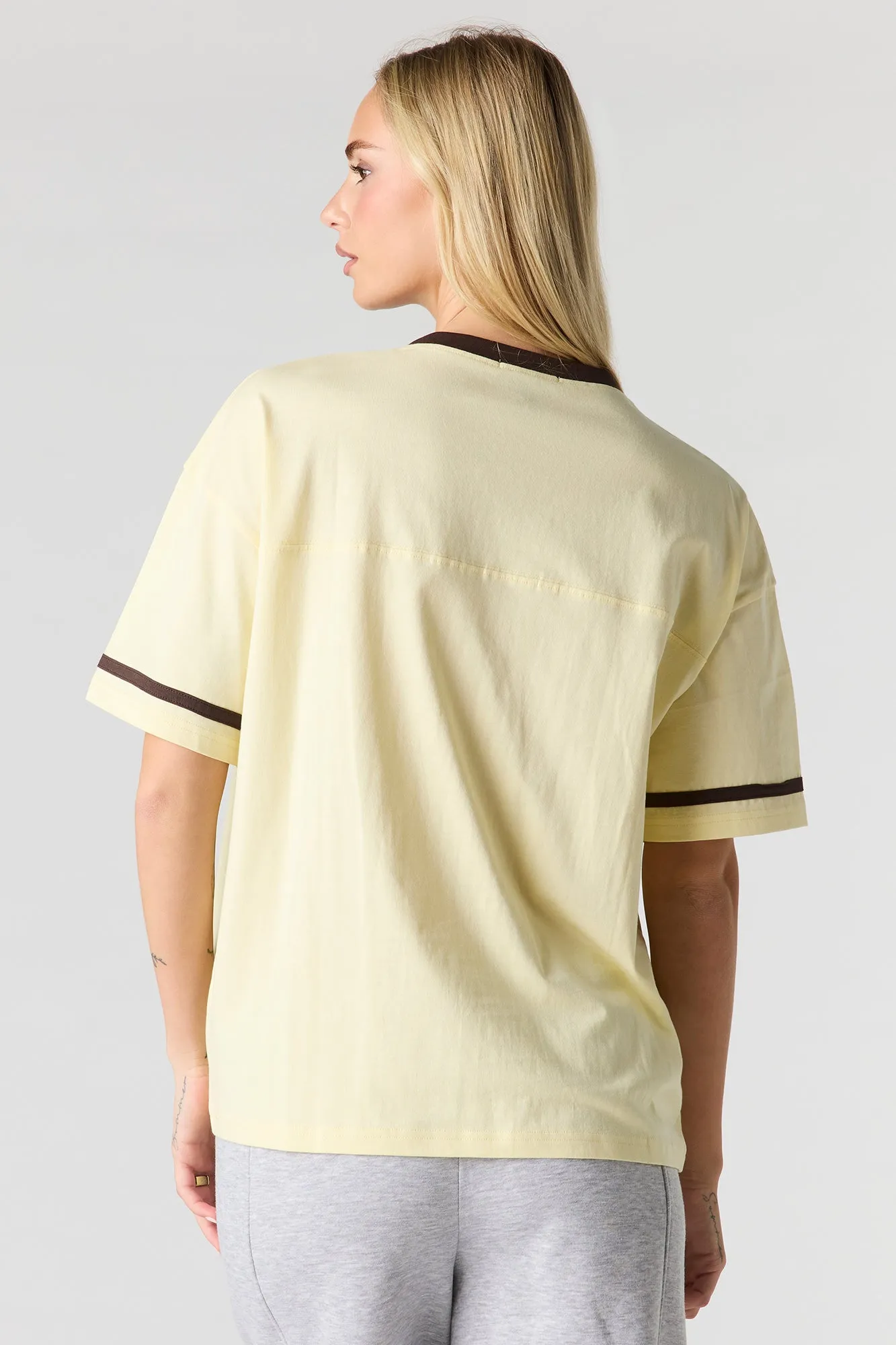 Graphic V-Neck T-Shirt sold by Urban Planet product image thumbnail 2