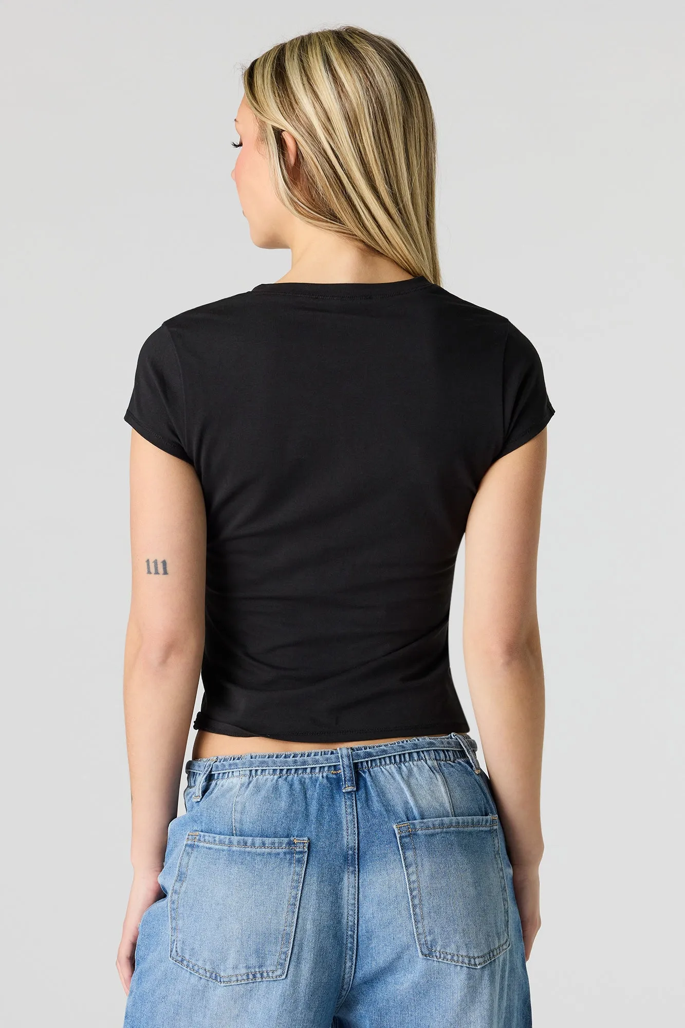 Classic Henley T-Shirt sold by Urban Planet product image thumbnail 5