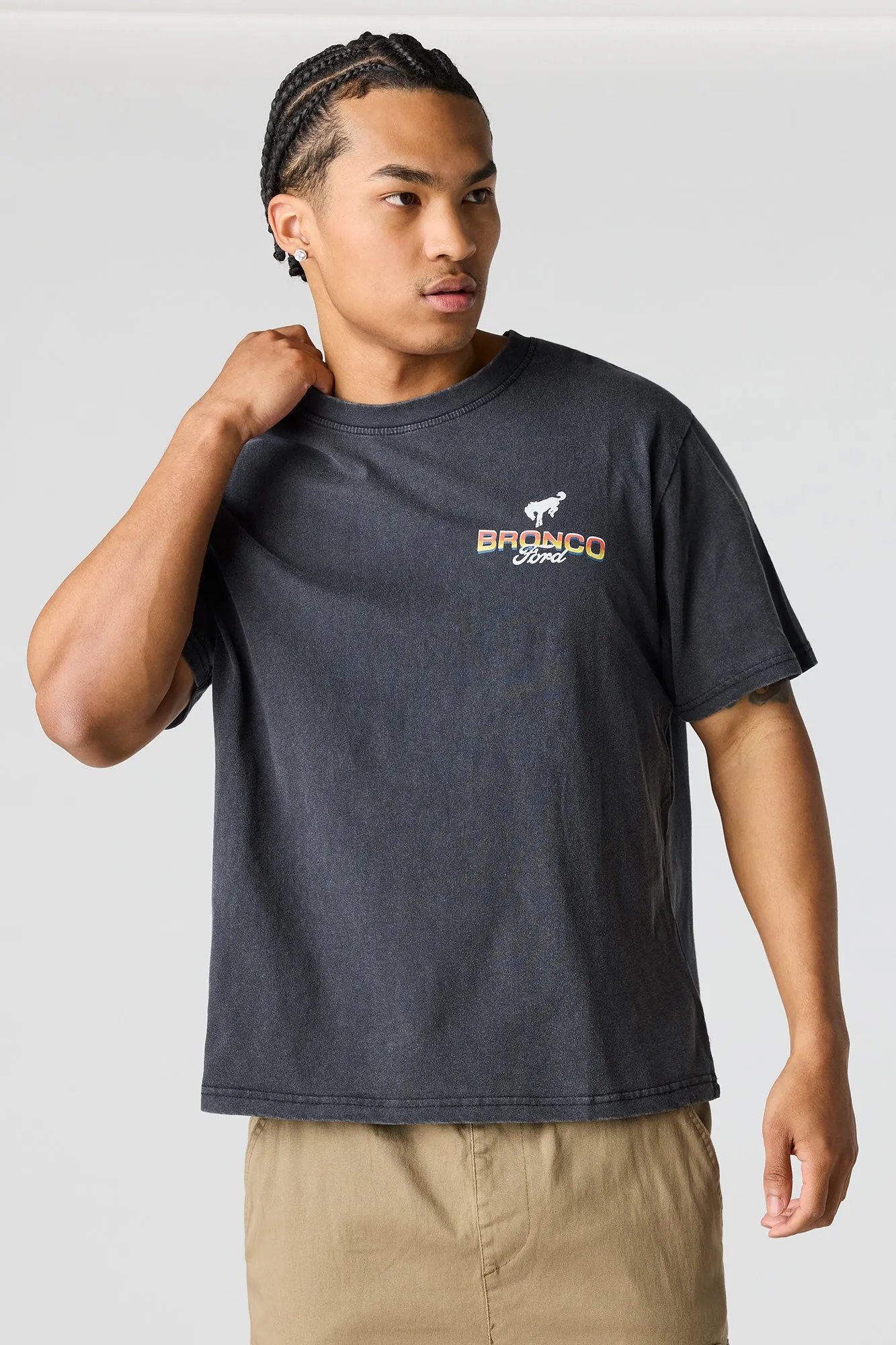 Ford Bronco Graphic Washed T-Shirt sold by Urban Planet product image thumbnail 2